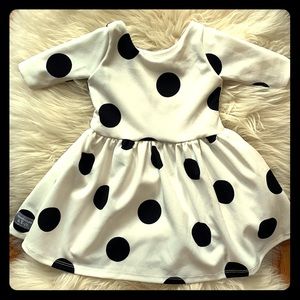 Woodmouse & Thistle Polka Dot Dress - 12-18M